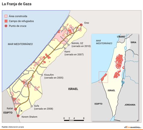 paso de rafah mapa